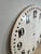 1960s Large Marble Clock Face with Bronze Numbers For Sale - Image 5 of 7