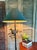 Frederick Cooper Bird Nest Floor Lamp W/ Green Faux Leather Shade For Sale - Image 14 of 16