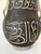 Antique Moroccan Fez Hand-Carved Ceramic Vase With Arabic Calligraphy For Sale In Palm Springs - Image 6 of 16