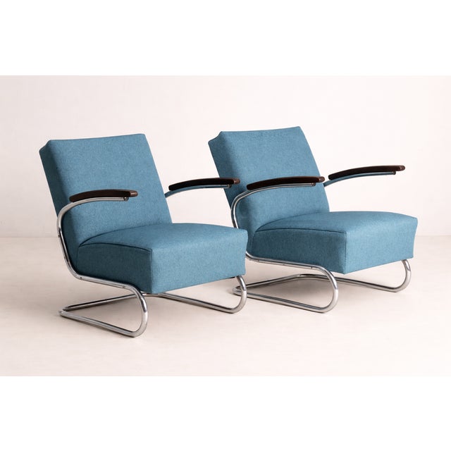 1920s S 411 Model Tubular Chairs, Set of 2 For Sale - Image 5 of 5