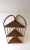 Wicker Bamboo Corner Wall or Floor Shelf Étagère For Sale - Image 9 of 17