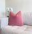 Not Yet Made - Made To Order Flamingo Pink 20x20 Velvet Throw Pillow With Feather Down Insert For Sale - Image 5 of 5