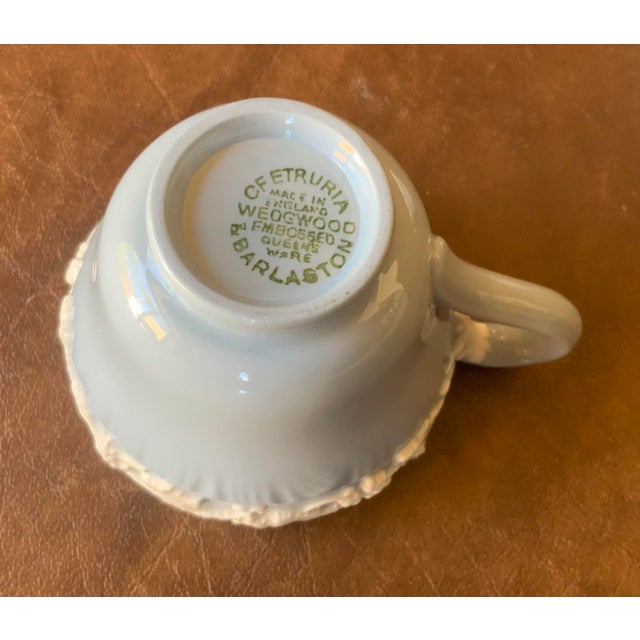 Modern 1950s Wedgwood Queen’s Ware “Lavender & Cream” Demitasse Cups - Set of 4 For Sale - Image 3 of 3
