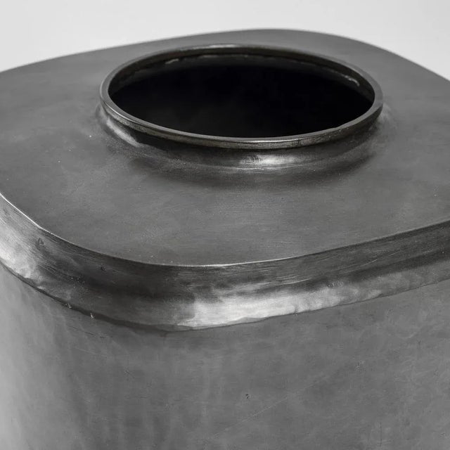 Small Pewter Vase by Lorenzo Burchiellaro, 1960s For Sale - Image 4 of 7