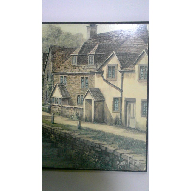 1970s Vintage Kevin Platt Lithograph Art Prints Board Set of 4 For Sale - Image 5 of 17