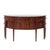Maitland Smith Flame Mahogany Curved Front Sideboard Credenza Buffet Server This sideboard measures: 64 wide x 22 deep x...