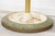 Coat rack from the 50s-60s made of brass, metal and cast iron base.