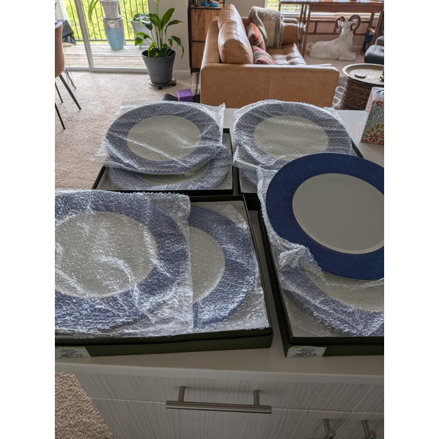 1990s 1990s Mid Century Modern Christolfe Porcelain Presentation Plates - Set of 8 For Sale - Image 5 of 10