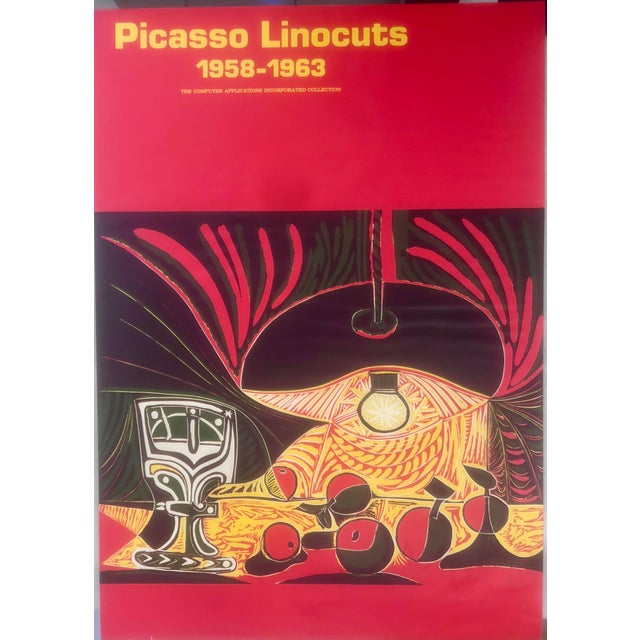 Vintage Picasso Linocuts 1958 - 1963 Original Exhibition Poster For Sale - Image 10 of 10