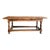 18th Century French Oak Hall Bench With Turned Legs For Sale