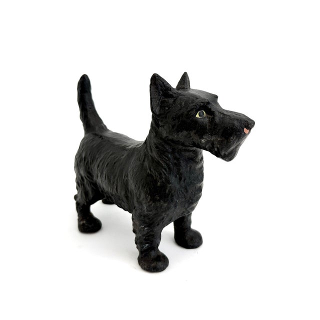Early 20th Century Antique Cast Iron Scottish Terrier Doorstop For Sale - Image 5 of 7