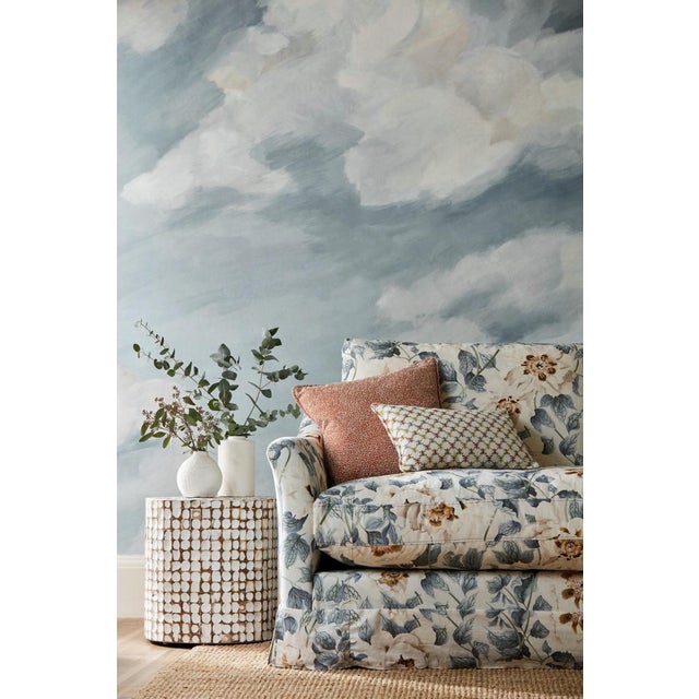 Harlequin Harlequin Florent Fabric in Sail Cloth/Celestial/Clay - a Sample For Sale - Image 4 of 4