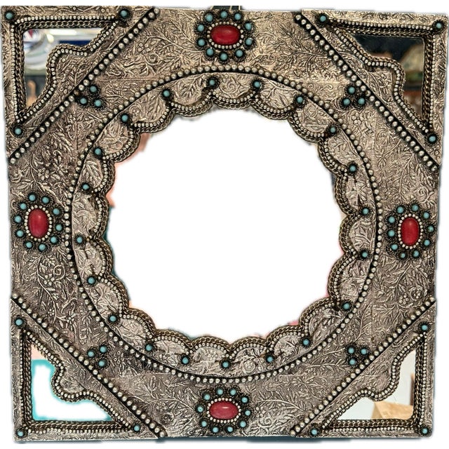 This beautiful jeweled mirror is an ‘eye catcher’ and will make a lovely accent piece for any room. We ALWAYS accept...
