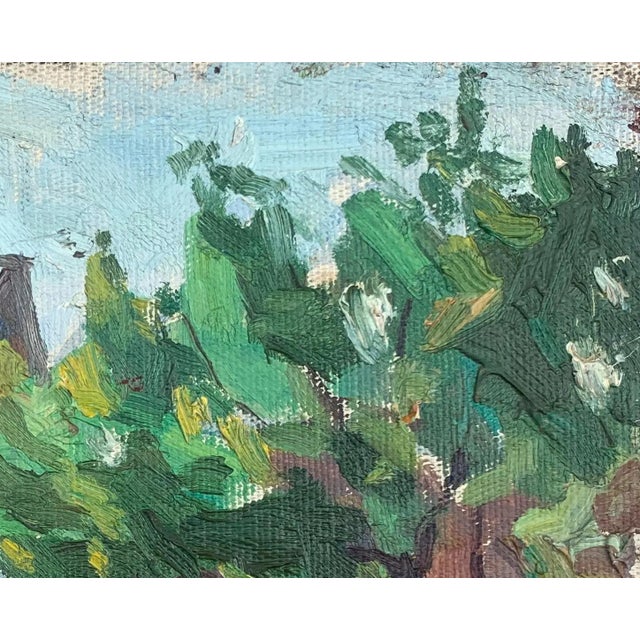 Realism Vintage Urban Oil Painting: Ukrainian Cityscape, 1960s Art 13-23 For Sale - Image 3 of 6