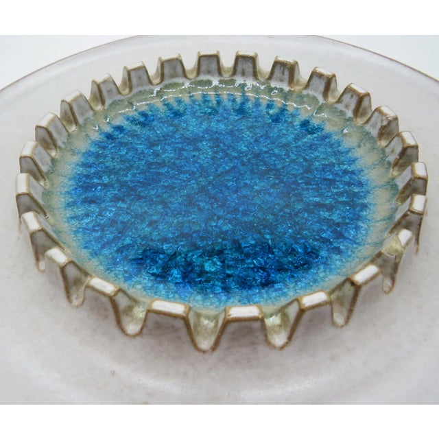 Robert Maxwell 1960s Robert Maxwell Ceramic & Glass Ashtray For Sale - Image 4 of 7