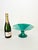 Art Deco Style Green and Blue Fruit Bowl, France, 1940s For Sale - Image 3 of 12