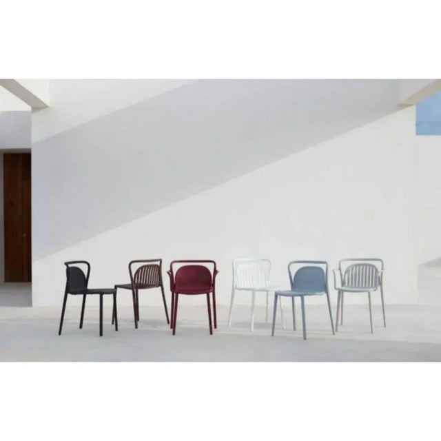 Contemporary Grey Chairs by Mowee, Set of 4 For Sale - Image 3 of 9