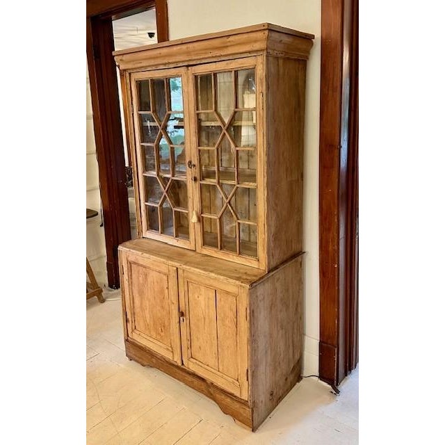 Traditional Georgian Pine Display Cabinet Circa 1790 Ireland For Sale - Image 3 of 12