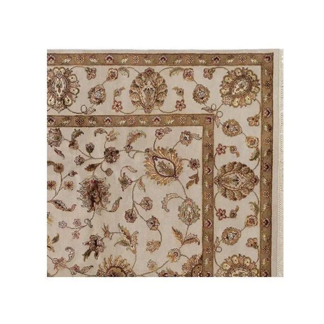 Handwoven Traditional Tabriz Style Area Rug 8'1" X 10'2" For Sale - Image 4 of 6