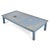 This wooden coffee table seduces with its subtle blue patina and the authenticity of its clean lines. with its large...