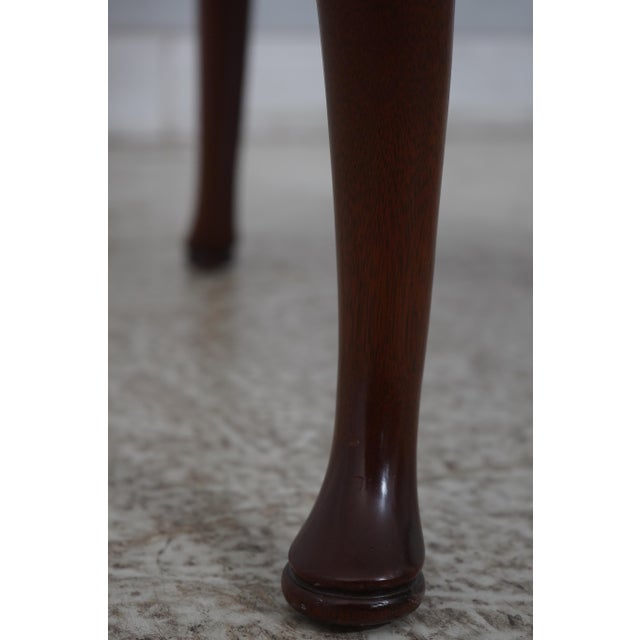 Set of 6 Kindel Queen Anne Mahogany Dining Room Chairs For Sale - Image 10 of 18