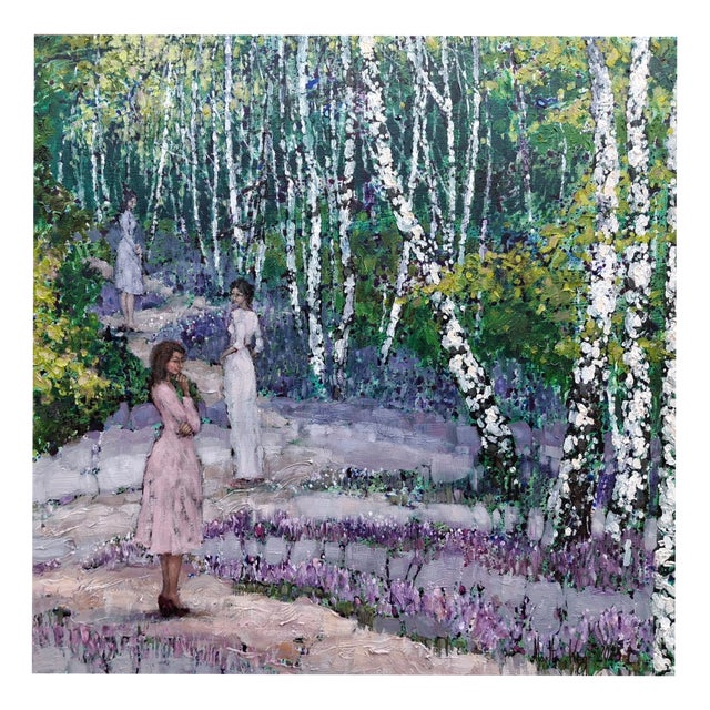 Martta Weg, Mostowka Heathers (Cycle: The Forest), Oil on Canvas, 2025 For Sale