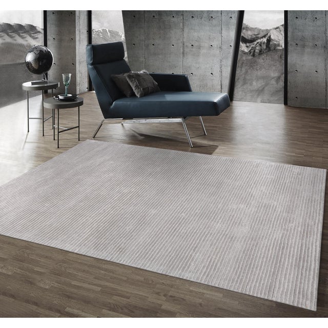 Pasargad Home Edgy Silver Area Rug, 12' 0'' X 15' 0'' For Sale - Image 4 of 4