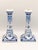 Hand-Painted Candlesticks from Royal Delft, Set of 2 For Sale - Image 3 of 9