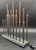 Vintage Swedish Svenska Danish Modernist Electric Light Elflugan Gray Metal For Sale - Image 11 of 17