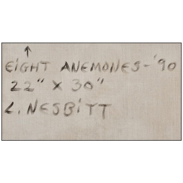 Realism 1990s Eight Anemones, Lowell Nesbitt For Sale - Image 3 of 3