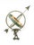 Classical Roman Bronze Armillary With Verdigris Patina For Sale - Image 3 of 12