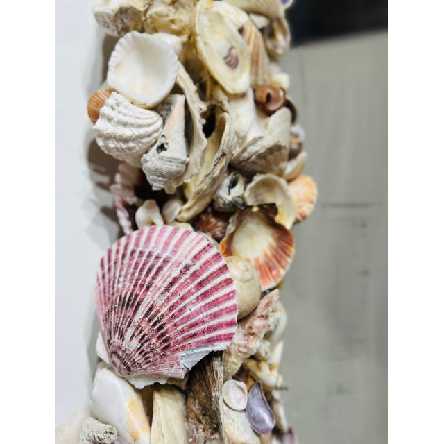 Antique Seashell Wall Mirror For Sale - Image 9 of 10