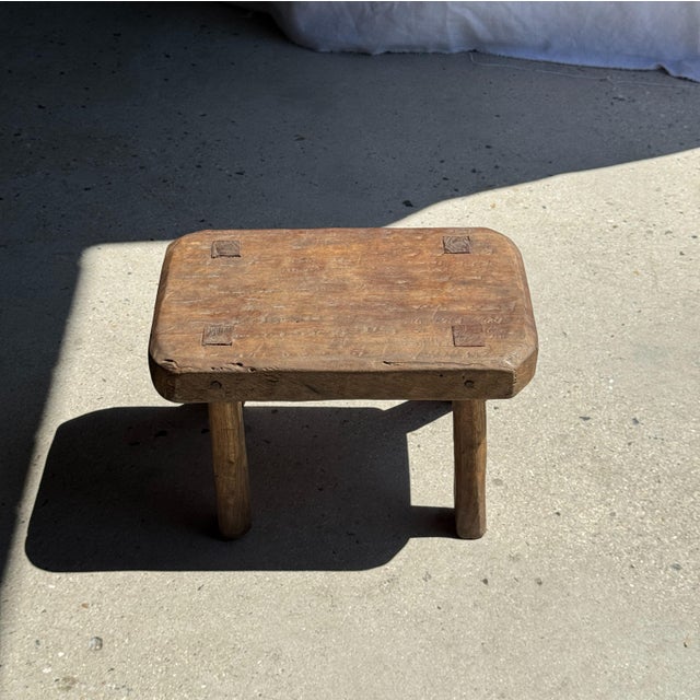 Small Stool in Teak For Sale - Image 11 of 18