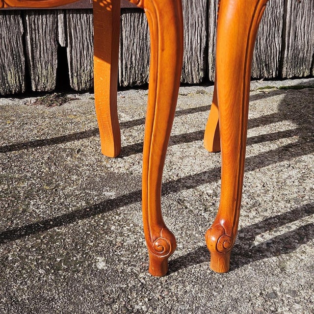 Vintage Wooden Cane Dining Chairs, Set of 4 For Sale - Image 18 of 18