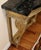 French 1960s Louis XV Style Faux Marble Gold Console Table Attributed to Maison Jansen For Sale - Image 3 of 10