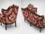 Louis XV Style Sofa and Armchairs, Set of 3 For Sale - Image 5 of 9
