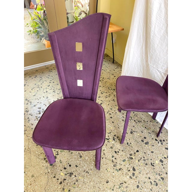 Aubergine dining chairs hot sale