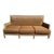 Vintage Wesley Hall Distressed Painted Sofa With Exposed Cross-Back Frame For Sale