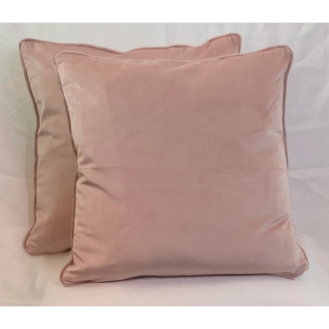 2020s Contemporary Italian Pale Pink Pillows - A Pair For Sale - Image 5 of 13