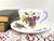 This lovely Shelley set, Violets Pattern, with purple flowers, includes a cup & saucer in Shelley’s iconic Dainty shape....
