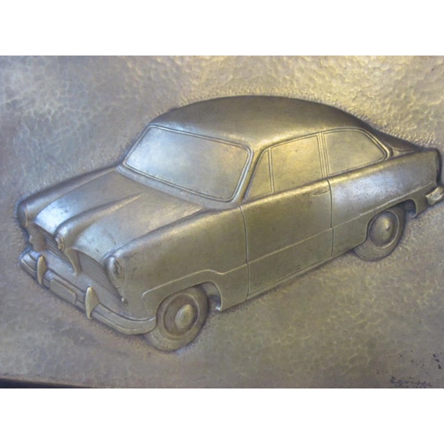 Ford Motor Company Taunus German Ford Factory Automotive Mid Century Car Plaque Sculpture For Sale - Image 4 of 12