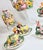 Brown Handpainted Sculpted Easter Teaset- Set of 15 For Sale - Image 8 of 12