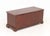 Red American Red Painted Pine Blanket Chest For Sale - Image 8 of 8