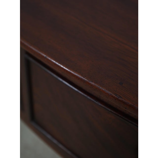 Wright Table Co. Mahogany Federal Style 2 Drawer End Table Server For Sale - Image 11 of 18
