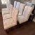 Contemporary Set of 8 Marbled Custom Dining Chairs For Sale - Image 3 of 7