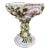 Antique Late 19th Century Thuringian Pedestal Fruit Bowl, Reticulated With Raised Flowers For Sale