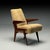 Vittorio Dassi Attr, Italian Mid-Century Modern, Armchair, Desk or Occasional Chair, Honey Shearling, 1950s This rare...