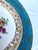 Ceramic Vintage 1930s Rosenthal Germany Turquoise & Gold Encrusted Porcelain Dinner Plate For Sale - Image 7 of 7