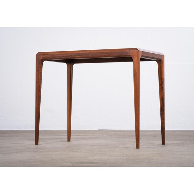 CFC Silkeborg Rosewood Side Table by Johannes Andersen for Silkeborg Møbelfabrik, Denmark, 1960s For Sale - Image 4 of 9
