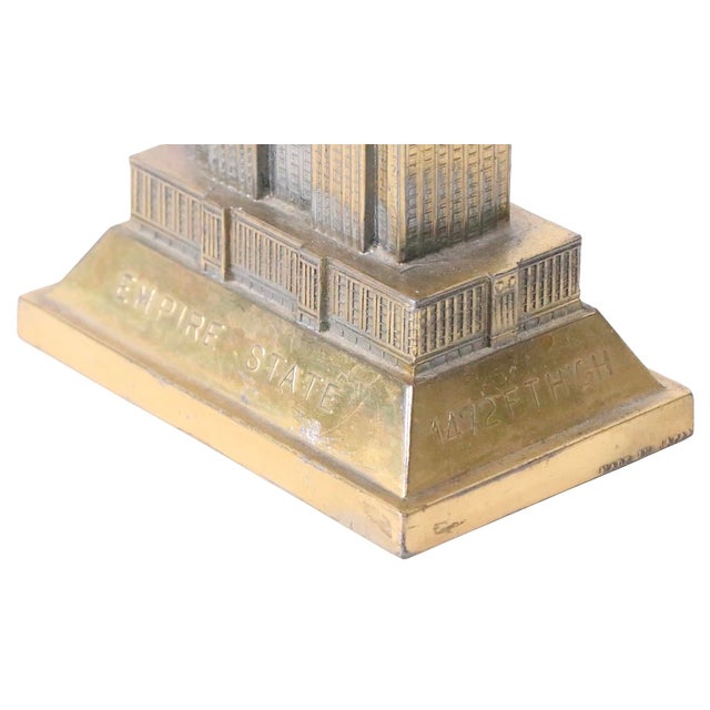 Bronze Vintage Empire State Building n.y.c. Souvenir For Sale - Image 8 of 8